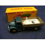 A boxed Dinky Toys 414 Rear Tipping Wago