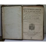 Antiphonaire  "Antiphonarium Pictaviense Illustrissimi E Reverandicini in Christo Patris DD.