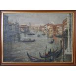 Emile BERNARD (1868-1941)
Le Grand Canal à Venise 
Huile sur panneau, signée en bas à gauche et