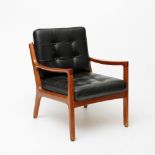 FRANCE & SON, Sessel - easy chair, Design Ole Wanscher (1903 - 1985), Teakholz. Rücken- und