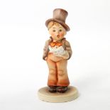 GOEBEL Hummelfigur "Kammersänger", 1950er Jahre, polychrom staffiert. Gemarkt und bezeichnet,