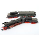 MÄRKLIN Zugpackung Dampfschneeschleuder, Spur H0, Dampflokomotive mit 2 Schlepptendern und