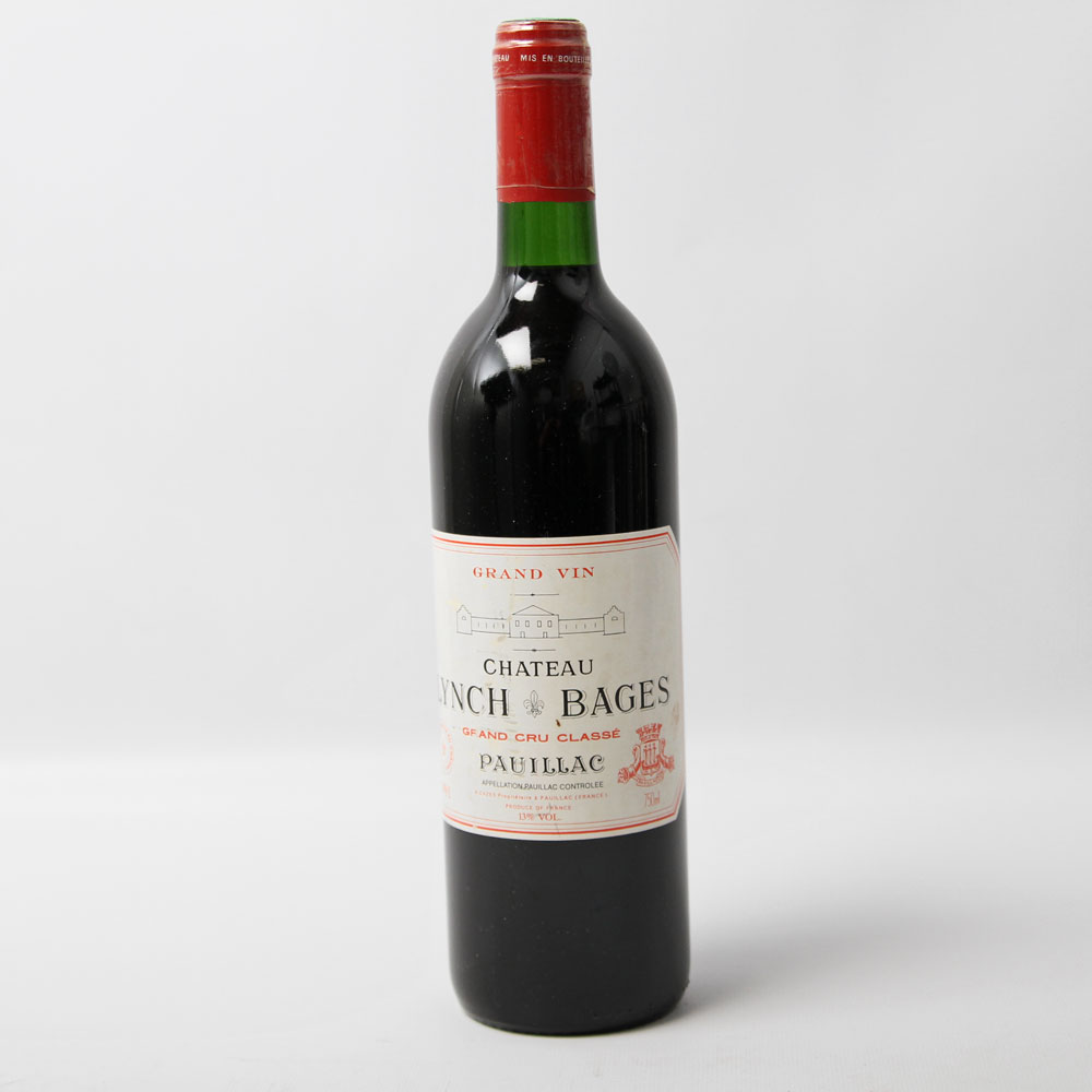 1 Flasche CHÂTEAU LYNCH BAGES, 1991. Grand Cru Classé, Pauillac, 0,75l.Aufrufpreis: 10 EUR