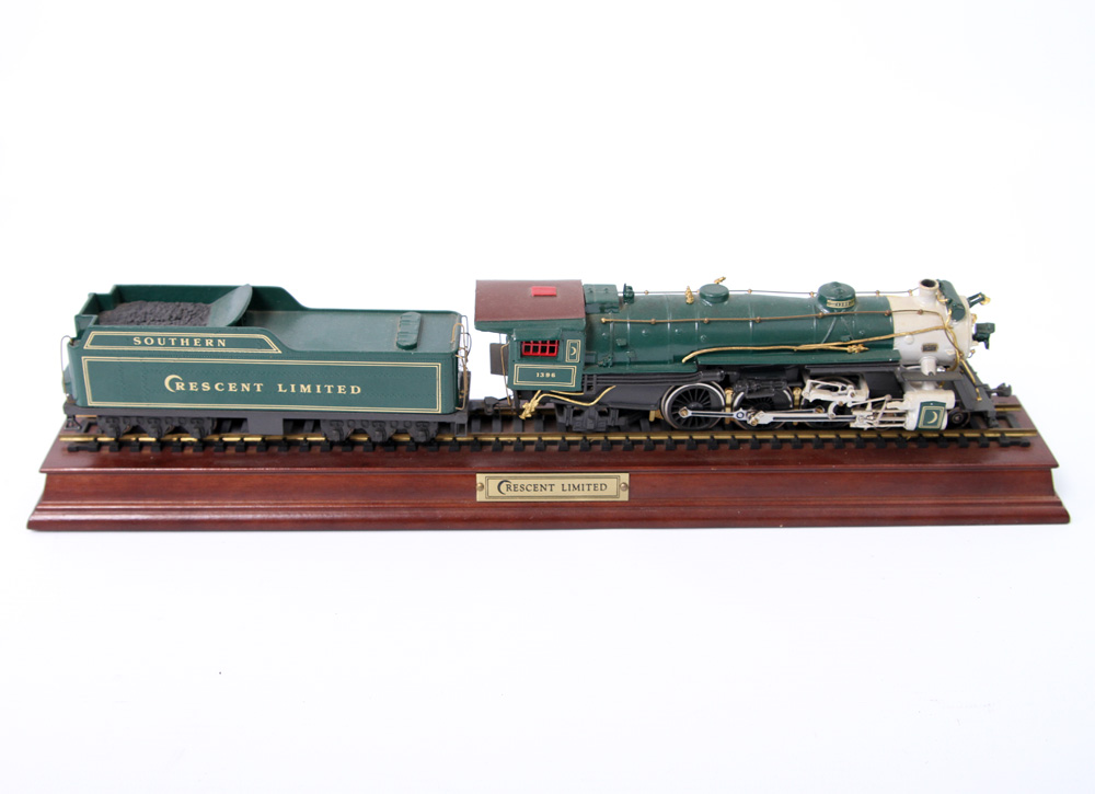 FRANKLIN MINT Crescent limited, Spur H0, Model der amerikanischen Pacific Schnellzug Daplokomotive