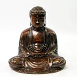 Buddha aus Metall. CHINA, 20. Jh. in Meditation sitzend dargestellt, H 16Aufrufpreis: 30 EUR