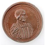 Medaille - Großbritannien, Bronzierte Blei-/Zinnmedaille 1688 von Bower auf die Freilassung des