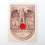 Postkarte - Propaganda III. Reich: 2 Jahre NSDAP im Generalgouvernement, Krakau 15. VIII.1942,