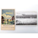 Postkarten - Luftschifffahrt, Konvolut: Zeppelins Ankunft in Echterdingen und Zeppelins Ballon 1