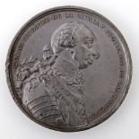 Medaille - Spanien, Zinnmedaille 1778 v. Gil auf die Königliche Rechtsakademie in Mexiko, Wurzbach
