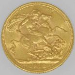 Großbritannien/GOLD - 1 Sovereign 1912, George, ca. 7,3 g Au fein, ssAufrufpreis: 250 EUR