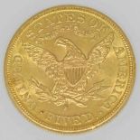 USA/GOLD - 5 Dollars 1885, Libetry Head, ca. 7,5 g Au fein, ssAufrufpreis: 240 EUR