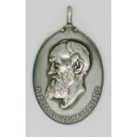 Medaille - Stadt Essen, Tragbare ovale Silbermedaille 1912 v. H. Hahn auf das 100jährige Bestehen