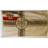 Deutsches Reich - Ein Stück deutsche Marinegeschichte! Historische kaiserliche Dienstflagge  von