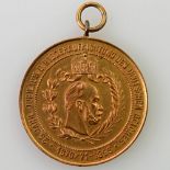 Medaille Kriegerverein Rauenthal, '25 jähr. Jubiläum d. Wiederaufrichtung des Deutschen Reiches',