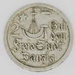 Freie Stadt Danzig - 2 Gulden 1923, Jaeger D 8. ssAufrufpreis: 20 EUR