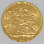 Großbritannien/GOLD - 1 Sovereign 1914, George, ca. 7,3 g Au fein, ssAufrufpreis: 240 EUR