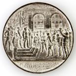 Zinnmedaille auf den 25 jährigen Gedenktag der Kaiserproklamation 1871-1896, revers