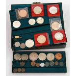Österreich, Spanien - Konvolut diverse Münzen u.a. 6 x 100 Schilling, 2 x 50 Schilling.
