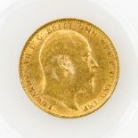 GB - Souverein Edward VII, 1905, GOLD, 7,98 Gramm, ssAufrufpreis: 230 EUR