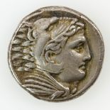 Antike, Könige v. Makedonien - Alexander III., der Große ( 336-323), Tetradrachme, Makedonien 323-