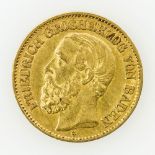 Baden/GOLD - 10 Mark 1891 G, Friedrich, ca. 3,58 g Au fein, ss, Rf.Aufrufpreis: 150 EUR