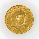 GB - Souverein Edward VII, 1907, GOLD, 7,97 Gramm, ssAufrufpreis: 230 EUR