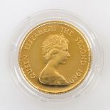 China/GOLD Hongkong, ehemals britische Kronkolonie - 1000 Dollar 1980, Lunar-Serie Jahr des Affen,