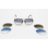 PORSCHE DESIGN by CARRERA VINTAGE 80er/90er. Edle Kult Sonnenbrille. TOLLER ERHALT!! Pilotenform mit