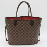 LOUIS VUITTON beliebte Shoppertasche "NEVERFULL MM", Koll. 2012. TOLLSTER ERHALT!! Letzter