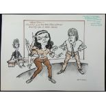 William ""Bill"" Hewison, original cartoon, Children of a lesser God, Mermaid Theatre, Punch 2