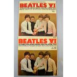 The Beatles, UK Export Vinyl LP album Beatles VI on UK Parlophone Label CPCS 104 (1966), this