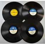 78 RPM Records including Long Distance Call signed by Muddy Waters, Two others by Jimmy Rogers &
