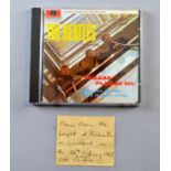 The Beatles, Please Please Me Mono CD unopened bought in Liverpool on 26th February 1987, mispressed