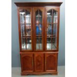 Walnut display cabinet