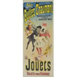 Lithograph Jules Cheret 'Aux Buttes Chaumont (pour le Magasin)' from Les Maitres de L'Affiche,