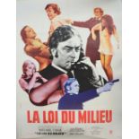 Get Carter (1971) French Grande film poster, Crime starring Michael Caine, MGM, linen backed, 47 x
