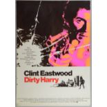 Three Clint Eastwood German film posters for Dirty Harry, Every Which Way But Loose & Firefox,