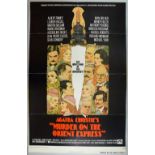 Agatha Christie's Murder on the Orient Express (1974) US One sheet film poster, from the Plaza