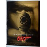 James Bond original film posters including a Goldeneye one sheet, Tomorrow Never Dies double-sided
