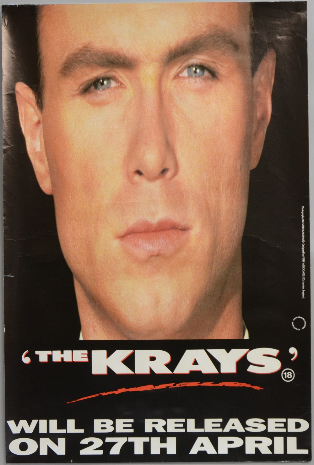 The Krays (1990) British double-crown film poster, rolled 30 x 20 inches51 x 76cm - Image 3 of 3