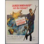 James Bond On Her Majesty's Secret Service (1970) French Grande film poster, starring George