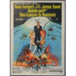 James Bond Diamonds Are Forever (1971) Italian 2 Foglio film poster, starring Sean Connery, United