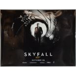 James Bond Skyfall (2012) British Quad film poster, starring Daniel Craig, United Artists, rolled,