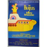 The Beatles Yellow Submarine (1999) World Tour British One sheet film poster, double sided, rolled