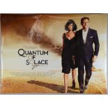 James Bond Quantum of Solace (2008) Two alternate British Quad film posters, Teaser & Main, along