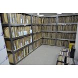 A lifetime's collection of over 8,000 12 inch vinyl singles & LPs from the late 20th Century. This