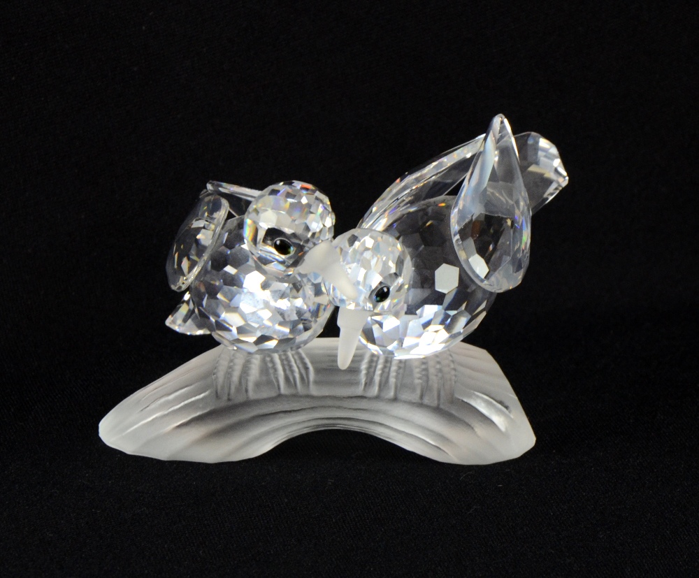 Swarovski Annual edition 1989 turtledoves, amour from the caring and sharing series no. 117895, - Image 2 of 2