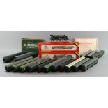 Collection of seventeen Hornby and other 'OO' gauge carriages,