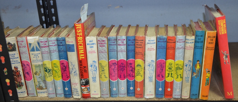 Quantity of Just William books, all with dust wrappers