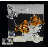 Swarovski crystal Annual edition 2005 Wonders of the Sea Harmony, two Clown fish in yellow